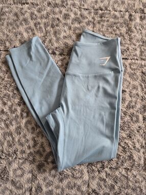 Gymshark High-Waist Seamless Leggings - Dusty Blue